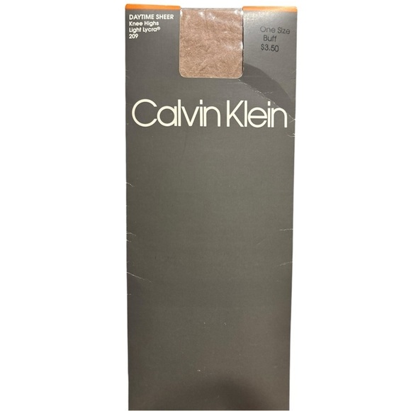 Calvin Klein Accessories - Vintage Calvin Klein  Daytime Sheer Knee Highs Light Lycra 209 OS Workwear